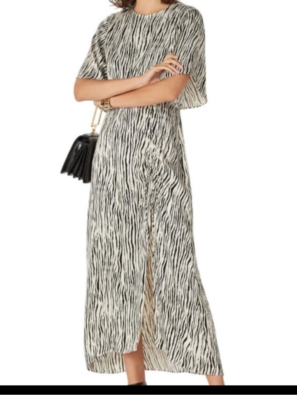 Petersyn Etta Zebra Western Dress Baddie Small